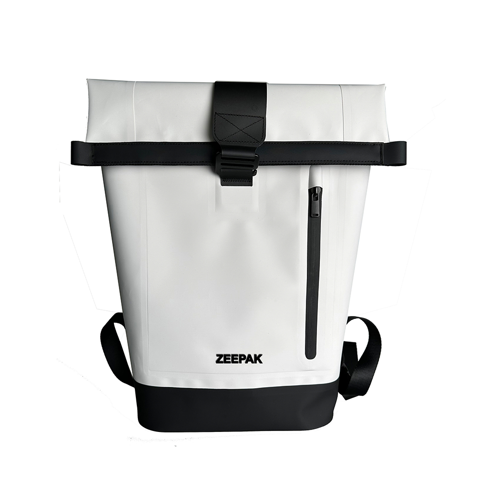 Mochila impermeável com rodinhas de 20 litros em rPET reciclado para uso em lazer. - Wellgreen Outdoor
