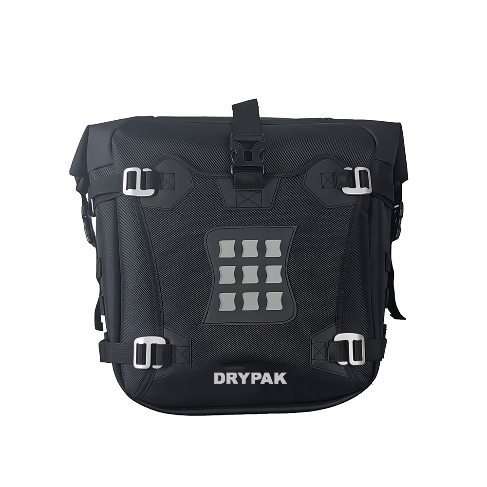 Waterproof motorcycle pannier bags for storage